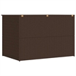 vidaXL PE Rattan Outdoor Storage Box in Brown