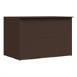 vidaXL PE Rattan Outdoor Storage Box in Brown