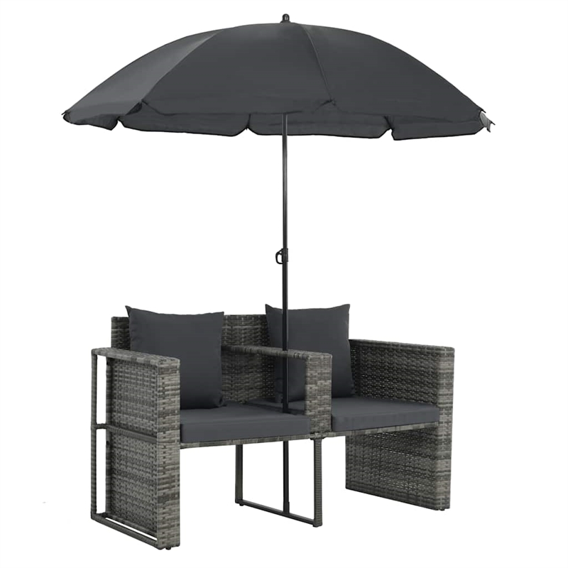 vidaXL Garden Chair in Gray