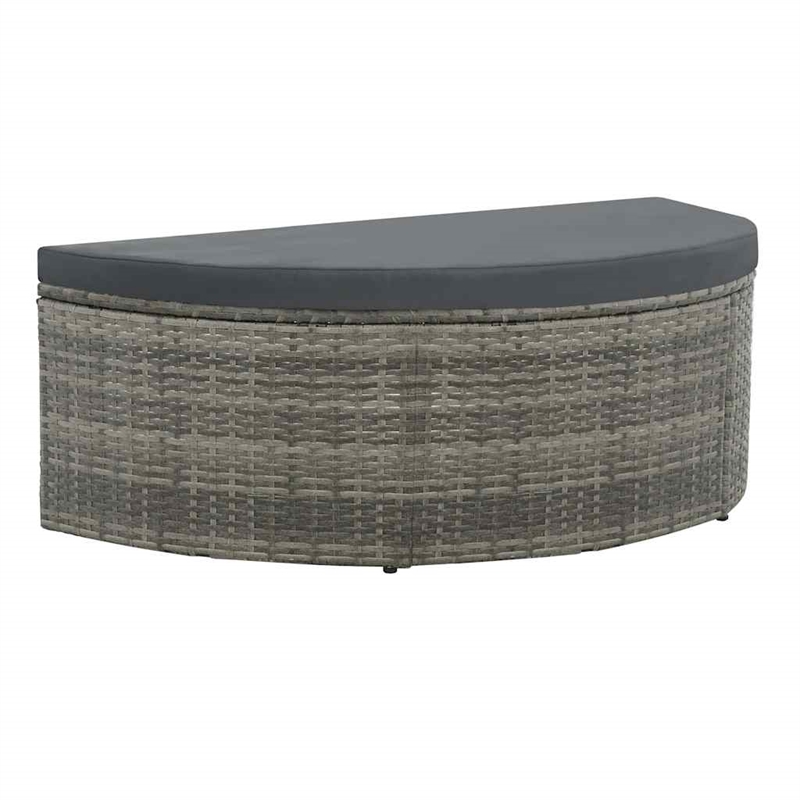 vidaXL Garden Chair in Gray