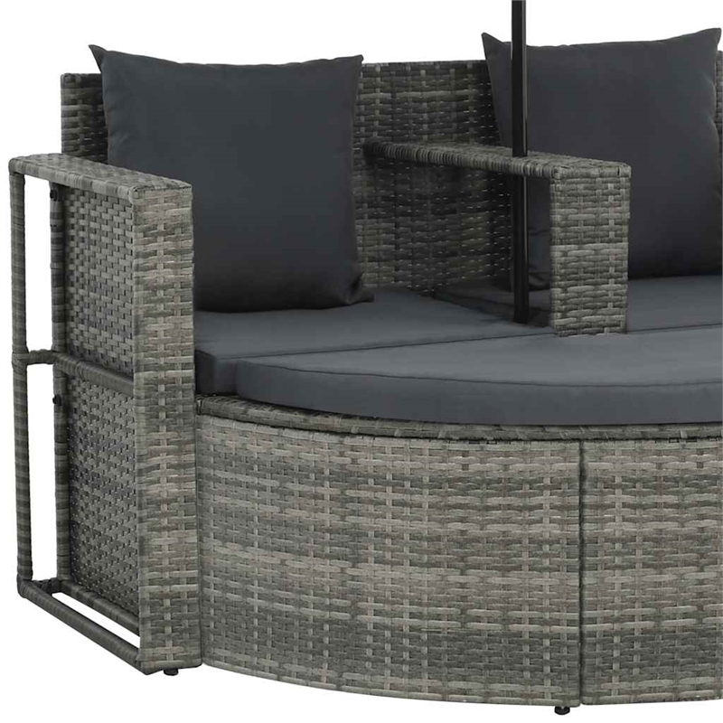 vidaXL Garden Chair in Gray