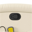 vidaXL Fabric Massage Recliner Chair in Cream