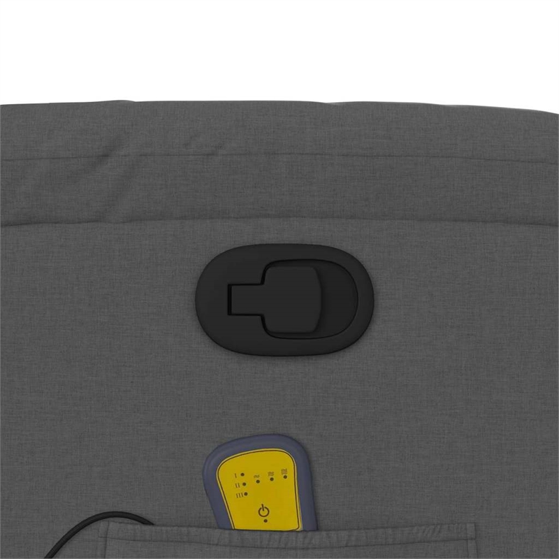 vidaXL Massage Recliner Chair in Dark Grey