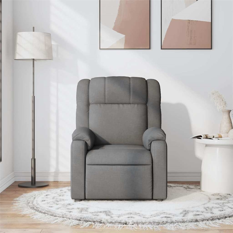 vidaXL Massage Recliner Chair in Dark Grey