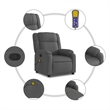 vidaXL Massage Recliner Chair in Dark Grey