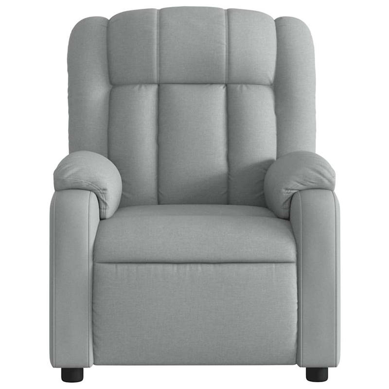 vidaXL Massage Recliner Chair in Light Gray