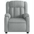 vidaXL Massage Recliner Chair in Light Gray