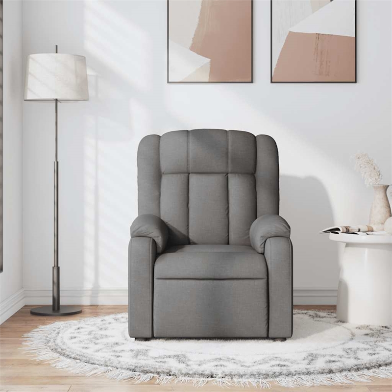 vidaXL Massage Recliner Chair in Dark Grey