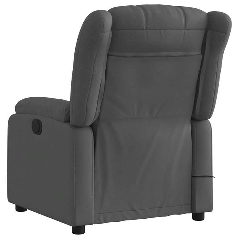 vidaXL Massage Recliner Chair in Dark Grey