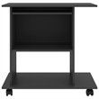vidaXL Engineered Wood Compact Computer Desk in Gray