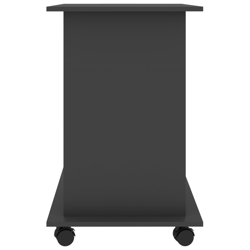 vidaXL Engineered Wood Compact Computer Desk in Gray