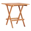 vidaXL Solid Teak Wood  Bistro Table in Natural
