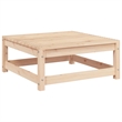 vidaXL Solid Pinewood Standard Footstool in Natural Wood