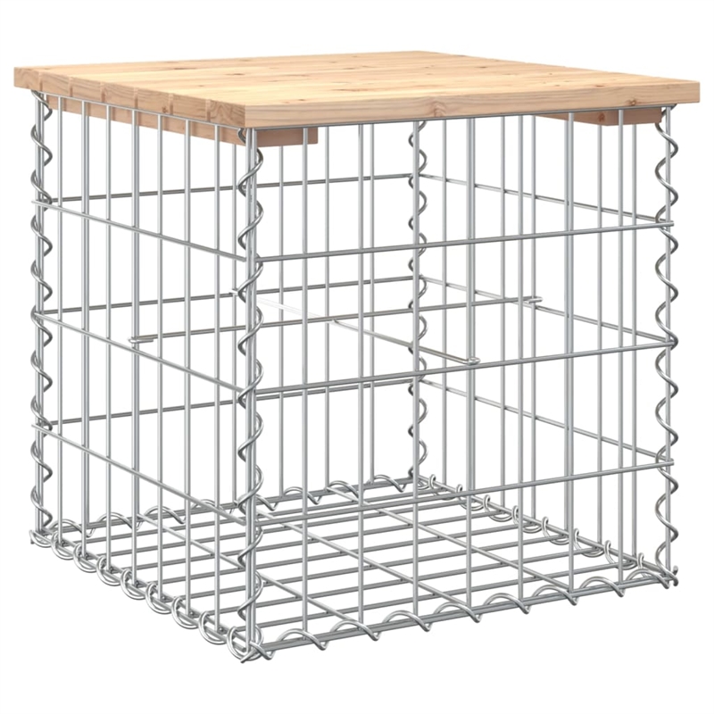 vidaXL Wood Garden Bench in Silver/Natural