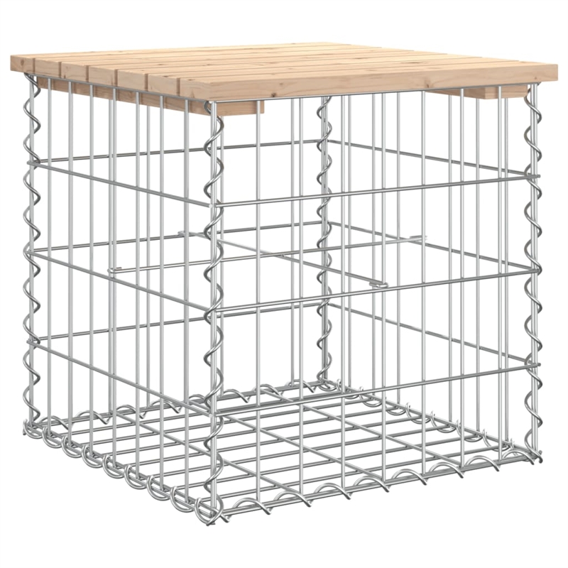 vidaXL Wood Garden Bench in Silver/Natural