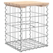 vidaXL Wood Garden Bench in Natural