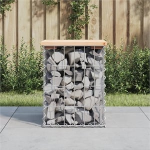 vidaXL Wood Garden Bench in Natural