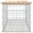 vidaXL Compact Solid Pine Wood Garden Bench  in Natural