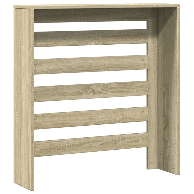 vidaXL Radiator Cover in Sonoma Oak