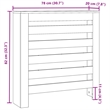 vidaXL Radiator Cover in Sonoma Oak
