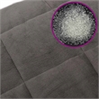 vidaXL King Size Microfiber Weighted Blanket in Grey