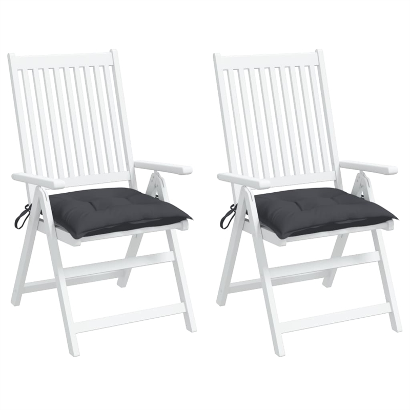 vidaXL Chair Cushion in Anthracite (Set of 2)