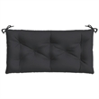 vidaXL Medium Garden Bench Cushion in Black