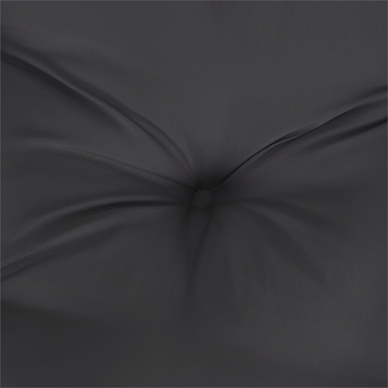 vidaXL Medium Garden Bench Cushion in Black