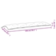 vidaXL Garden Bench Cushion in Royal Blue