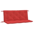 vidaXL Garden Bench Cushion in Red (Set of 2)