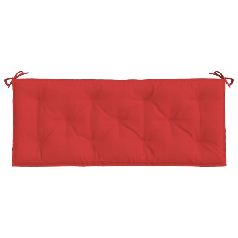 vidaXL Garden Bench Cushion in Red (Set of 2)