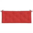 vidaXL Garden Bench Cushion in Red (Set of 2)