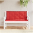 vidaXL Garden Bench Cushion in Red (Set of 2)
