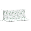 vidaXL Garden Bench Cushion Leaf Pattern (Set of 2)