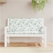vidaXL Garden Bench Cushion Leaf Pattern (Set of 2)