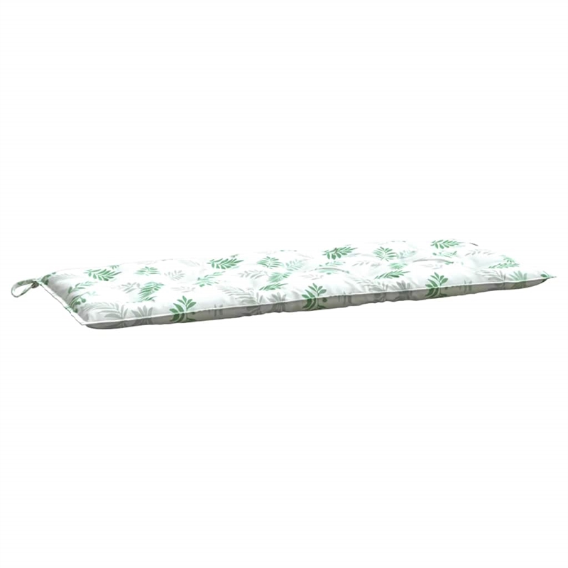 vidaXL Garden Bench Cushion Leaf Pattern (Set of 2)