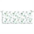 vidaXL Garden Bench Cushion Leaf Pattern (Set of 2)