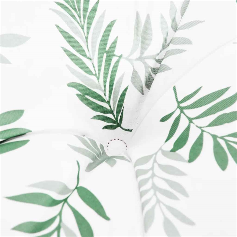 vidaXL Garden Bench Cushion Leaf Pattern (Set of 2)