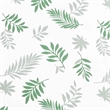 vidaXL Garden Bench Cushion Leaf Pattern (Set of 2)