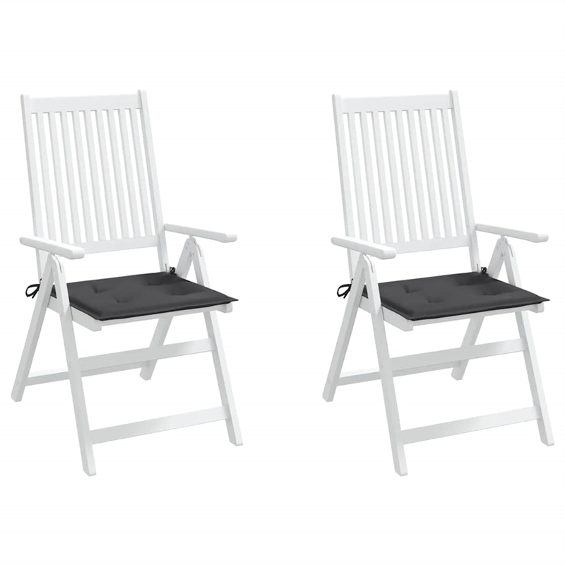vidaXL Chair Cushion in Anthracite (Set of 2)