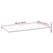 vidaXL Garden Bench Cushion in Taupe
