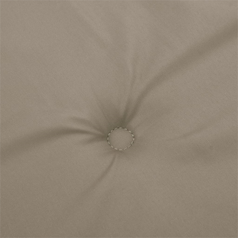 vidaXL Lowback Chair Cushion in Taupe (Set of 4)