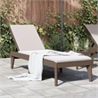 vidaXL Polypropylene Standard UV-Resistant Sun Lounger in Brown