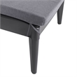 vidaXL Polypropylene Standard Sun Lounger in Anthracite