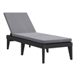 vidaXL Polypropylene Standard Sun Lounger in Anthracite