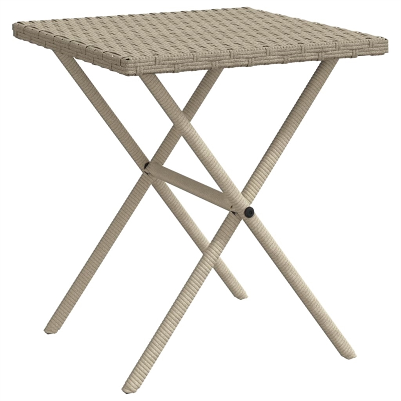 vidaXL PE Rattan One Size Sun Lounger in Light Gray  (Set of 2)