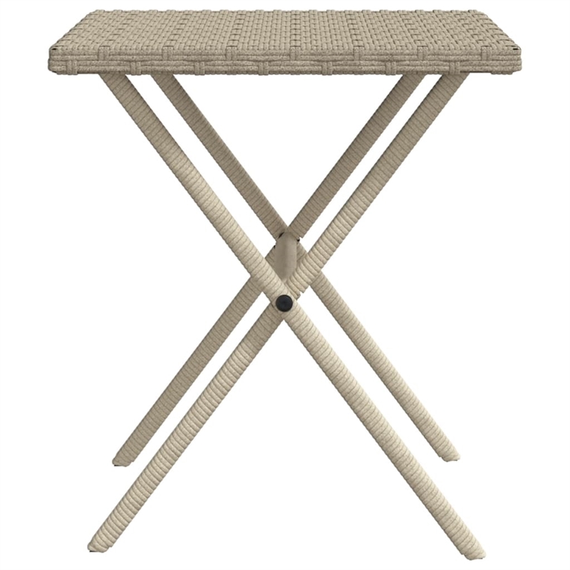 vidaXL PE Rattan One Size Sun Lounger in Light Gray  (Set of 2)