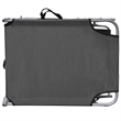 vidaXL Powder-Coated Steel Single Foldable Sunlounger in Gray