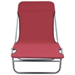 vidaXL Sunlounger Set of 2 Standard in Red