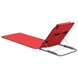 vidaXL Beach Chair in Red (Set of 2)